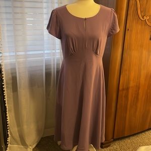Talbots Lavender Fit and Flare Dress